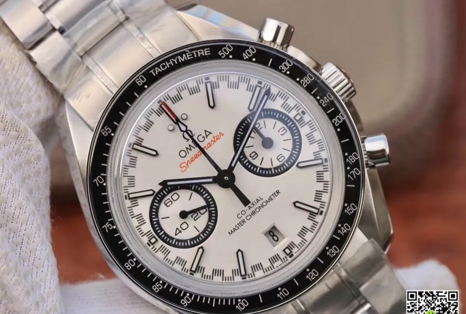 Omega Speedmaster Racing Chronograph 329.30.44.51.04.001 OM Factory 1:1 Best Edition Replica Watch White Dial